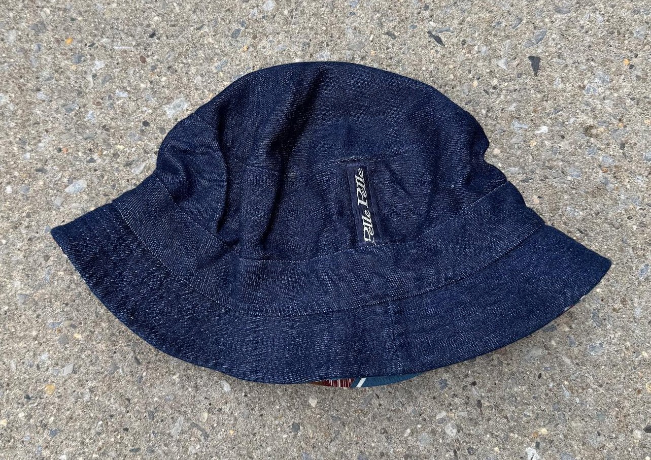 Vintage Pelle Pelle Blue Reversible Bucket Hat NWT — RootsBK
